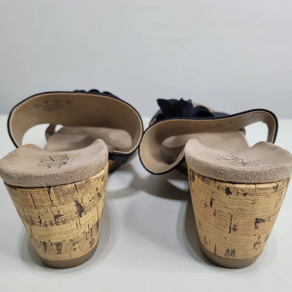 LifeStride Notice Black Nala Wedge Sandal Size Women's 11 with Box - Picture 6 of 14